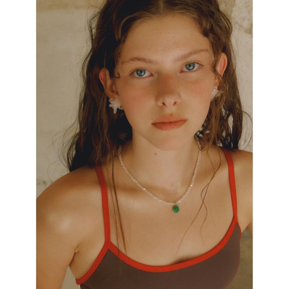 VINTAGE HOLLYWOOD Crystal Rose Necklace VH2435NE001M VINTAGE HOLLYWOOD Crystal Rose Necklace VH2435NE001M