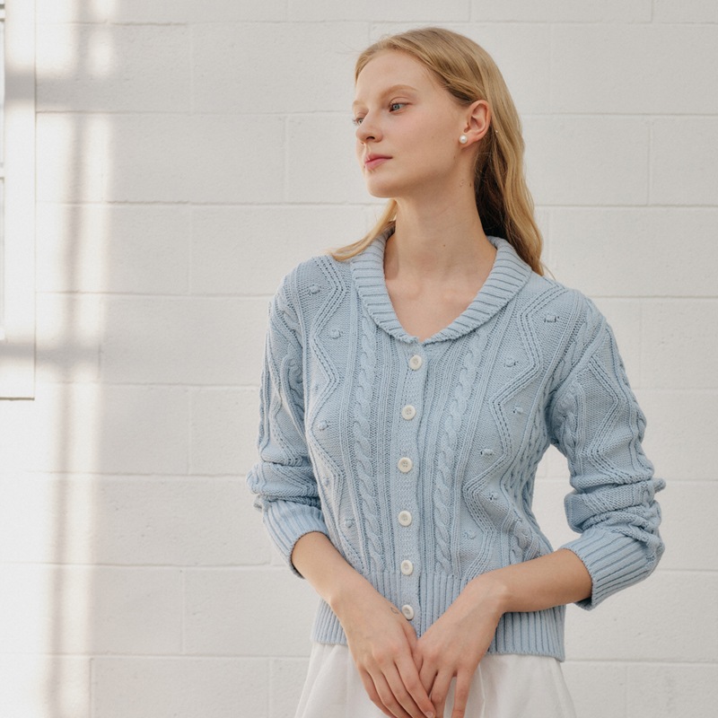 ワンカラーカーディガン [2カラー]