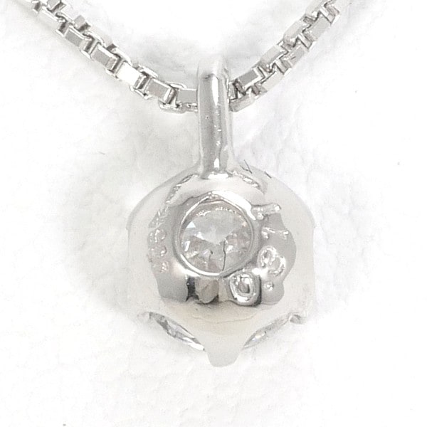 PT900 プラチナ PT850 ネックレス ダイヤ 0.311 SI1 鑑定書 ジュエリー 中古