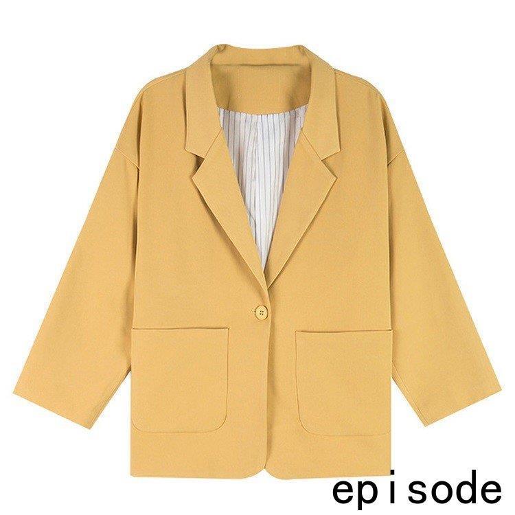 ブレザースーツレディースきれいめ春秋長袖ゆったりオフィスカジュアル大きいサイズ韓国風通勤OLオシャレジャケットロング丈3色 ブレザースーツレディースきれいめ春秋長袖ゆったりオフィスカジュアル大きいサイズ韓国風通勤OLオシャレジャケットロング丈3色
