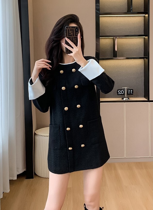 トップス ワンピース レディース ミニ ショート 膝上 長袖 ラウンドネック 襟なし ノーカラー スリム 細身 ストレート Iライン ファスナー ポケット コンサバ ボタン ダブル かわいい 上品 トップス ワンピース レディース ミニ ショート 膝上 長袖 ラウンドネック 襟なし ノーカラー スリム 細身 ストレート Iライン ファスナー ポケット コンサバ ボタン ダブル かわいい 上品