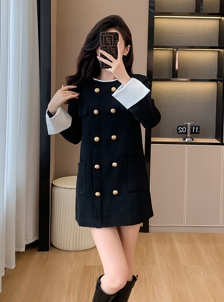 トップス ワンピース レディース ミニ ショート 膝上 長袖 ラウンドネック 襟なし ノーカラー スリム 細身 ストレート Iライン ファスナー ポケット コンサバ ボタン ダブル かわいい 上品 トップス ワンピース レディース ミニ ショート 膝上 長袖 ラウンドネック 襟なし ノーカラー スリム 細身 ストレート Iライン ファスナー ポケット コンサバ ボタン ダブル かわいい 上品