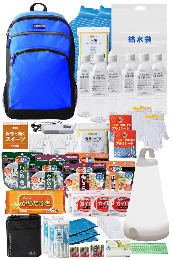 Qoo10] 防災バッグ 【 防災士が監修した 防災セ