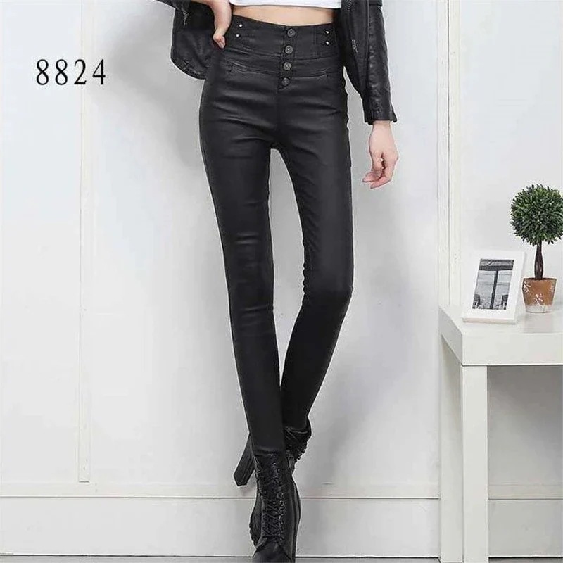 レザーパンツ レディース ロングパンツ PU革パンツ フェイクレザー ストレッチ 防寒 防風 合皮 レギンス ファション 着痩せ 防水 レザーパンツ レディース ロングパンツ PU革パンツ フェイクレザー ストレッチ 防寒 防風 合皮 レギンス ファション 着痩せ 防水