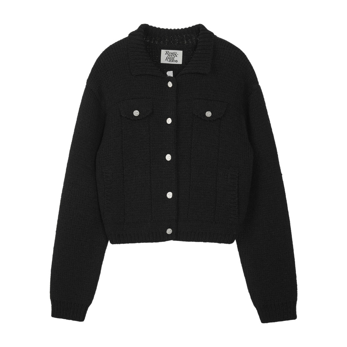 REST&RECREATION】 KNIT TRUCKER JACKET : 3COLORS その他 アウター