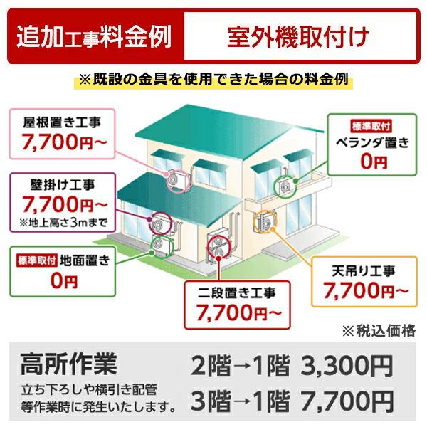 エアコン 18畳 工事費込み MSZ-FL5621S-R 工事費込 標準設置工事セット ボルドーレッド 霧ヶ峰 Style FLシリーズ 単相200V