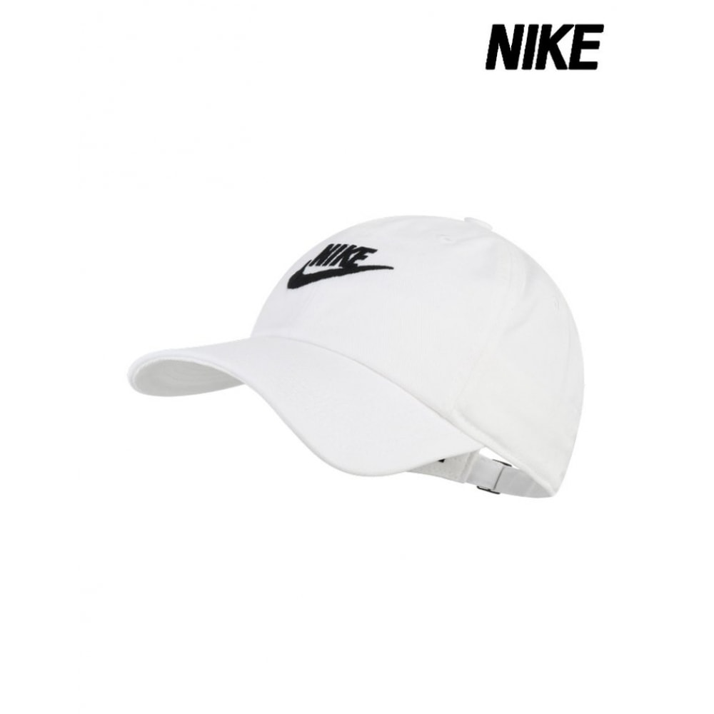 Nike キッズ/ウィメンズハットクラブアンストラクチャードフューチュラウォッシュキャップホワイト FB5063-100