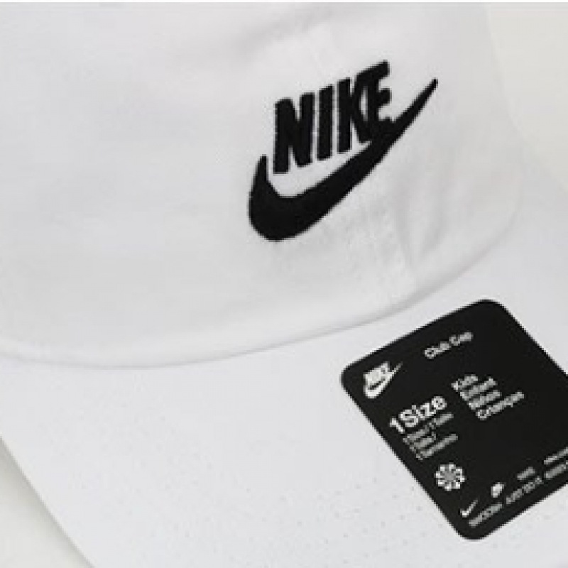 Nike キッズ/ウィメンズハットクラブアンストラクチャードフューチュラウォッシュキャップホワイト FB5063-100