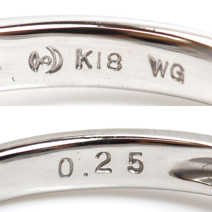 TASAKI タサキ K18WG ホワイトゴールド リング・指輪 ダイヤモンド0.25ct 12号 2.9g フラワー レディース 中古 美品 TASAKI タサキ K18WG ホワイトゴールド リング・指輪 ダイヤモンド0.25ct 12号 2.9g フラワー レディース 中古 美品