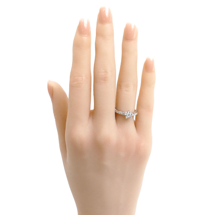 TASAKI タサキ K18WG ホワイトゴールド リング・指輪 ダイヤモンド0.25ct 12号 2.9g フラワー レディース 中古 美品 TASAKI タサキ K18WG ホワイトゴールド リング・指輪 ダイヤモンド0.25ct 12号 2.9g フラワー レディース 中古 美品