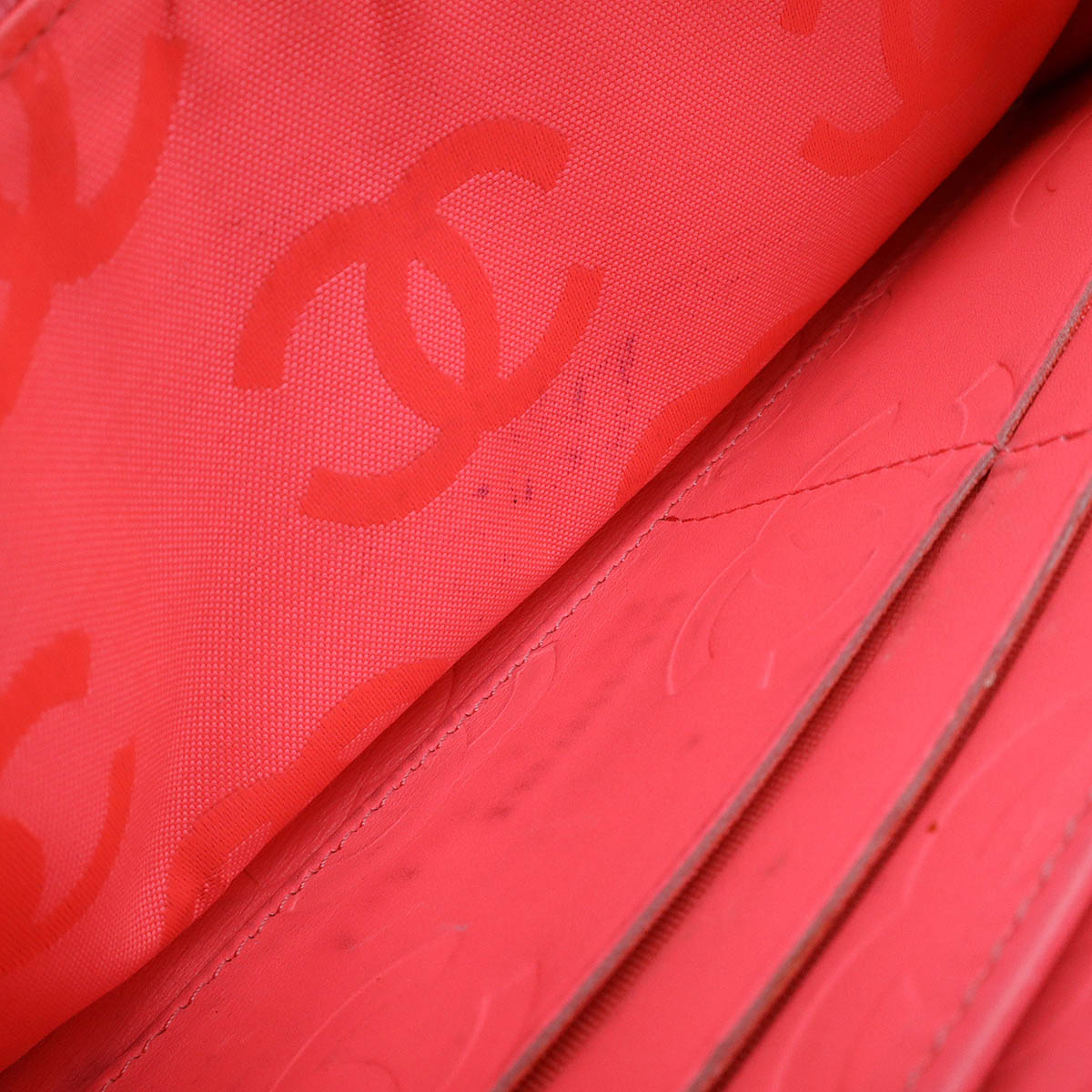 カンボンライン ココマーク ラウンドファスナー 長財布 ソフトカーフ レザー エナメル ブラック 黒 ピンク A5007 カンボンライン ココマーク ラウンドファスナー 長財布 ソフトカーフ レザー エナメル ブラック 黒 ピンク A5007