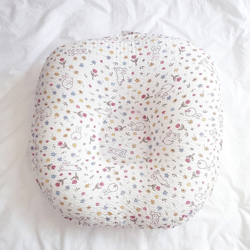 ロトトクッション Rabbit Flower White/Pink 逆流クッション 授乳枕 斜面枕 ベビー枕 うつ伏せ遊び 出産祝い 赤ちゃん 新生児 吐き戻し防止 韓国製