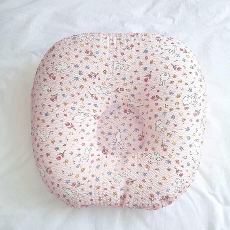 ロトトクッション Rabbit Flower White/Pink 逆流クッション 授乳枕 斜面枕 ベビー枕 うつ伏せ遊び 出産祝い 赤ちゃん 新生児 吐き戻し防止 韓国製