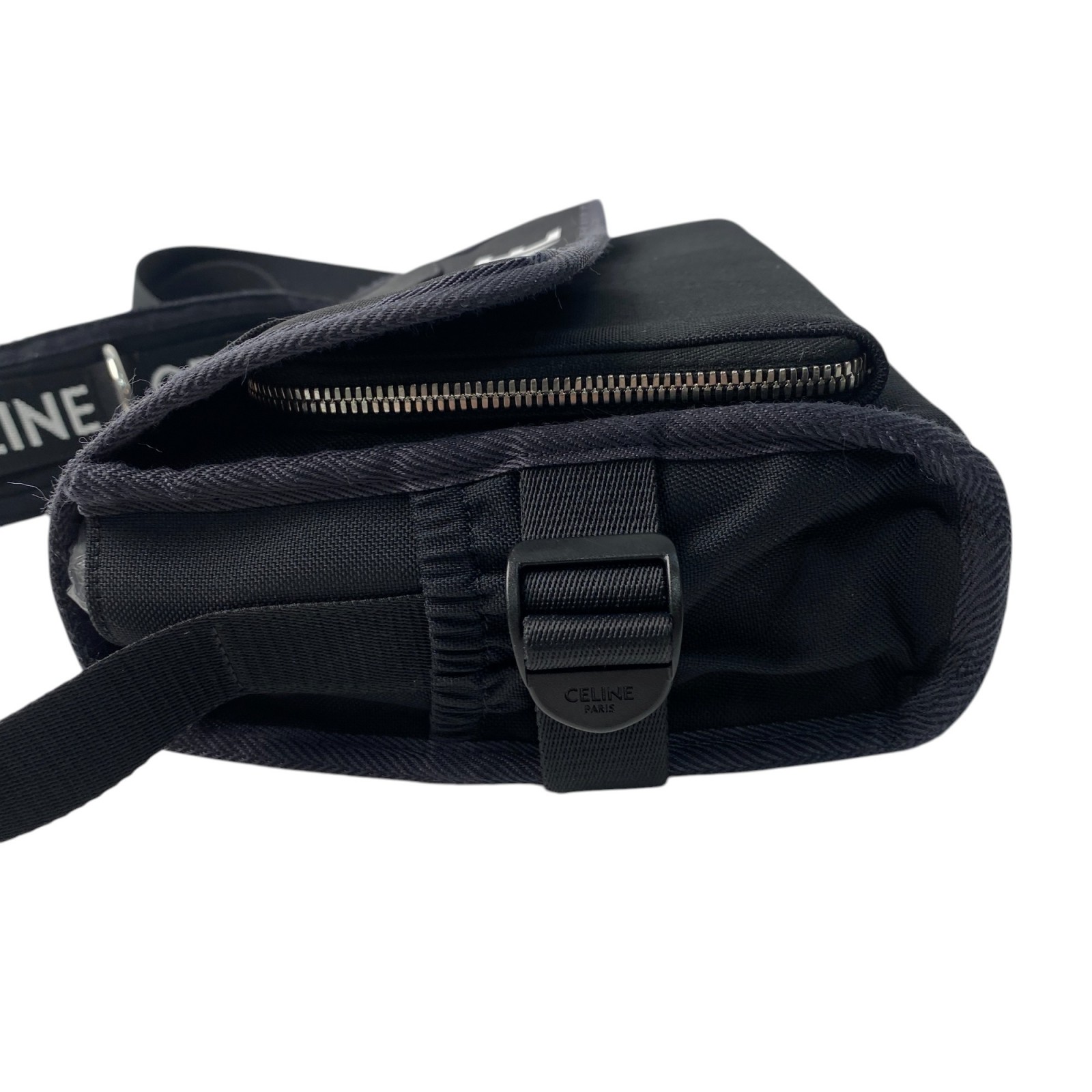 美品 セリーヌ CELINE メンズ トレッキング メッセンジャー ショルダーバッグ ユニセックス 斜めがけ クロスボディ