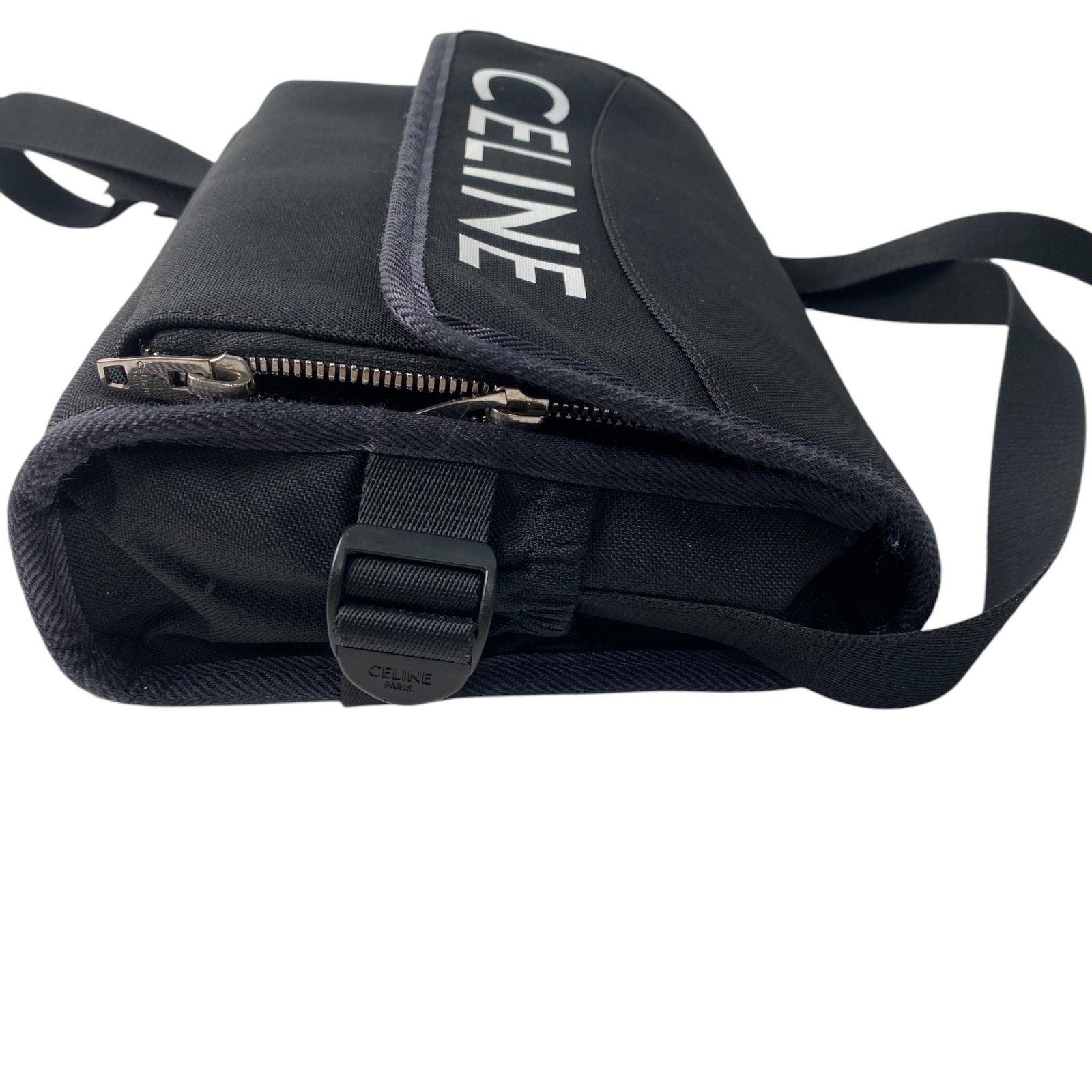 美品 セリーヌ CELINE メンズ トレッキング メッセンジャー ショルダーバッグ ユニセックス 斜めがけ クロスボディ