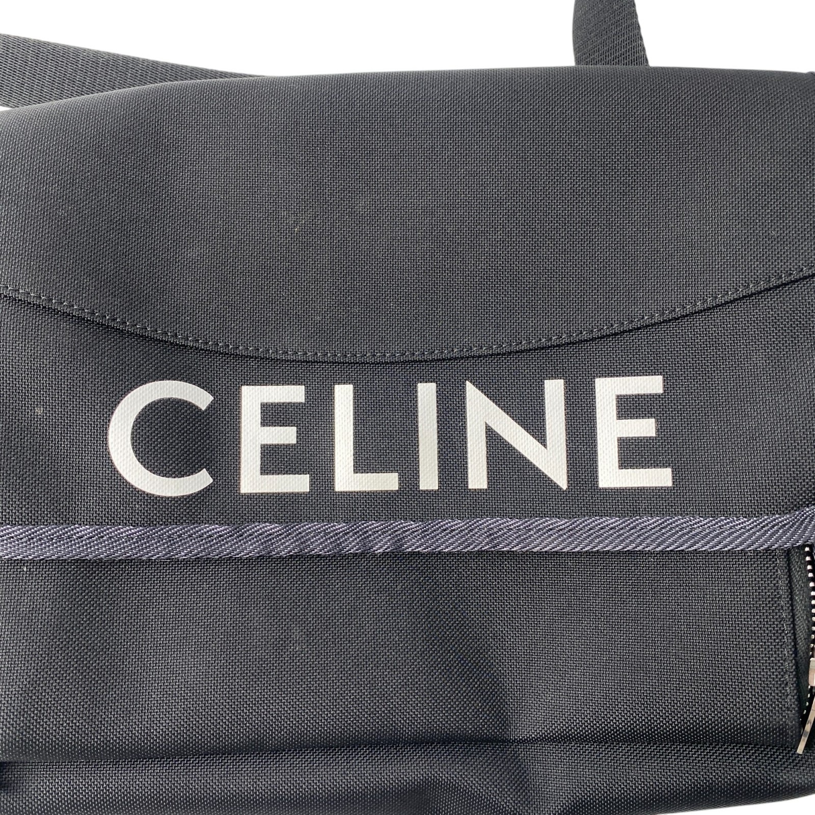 美品 セリーヌ CELINE メンズ トレッキング メッセンジャー ショルダーバッグ ユニセックス 斜めがけ クロスボディ