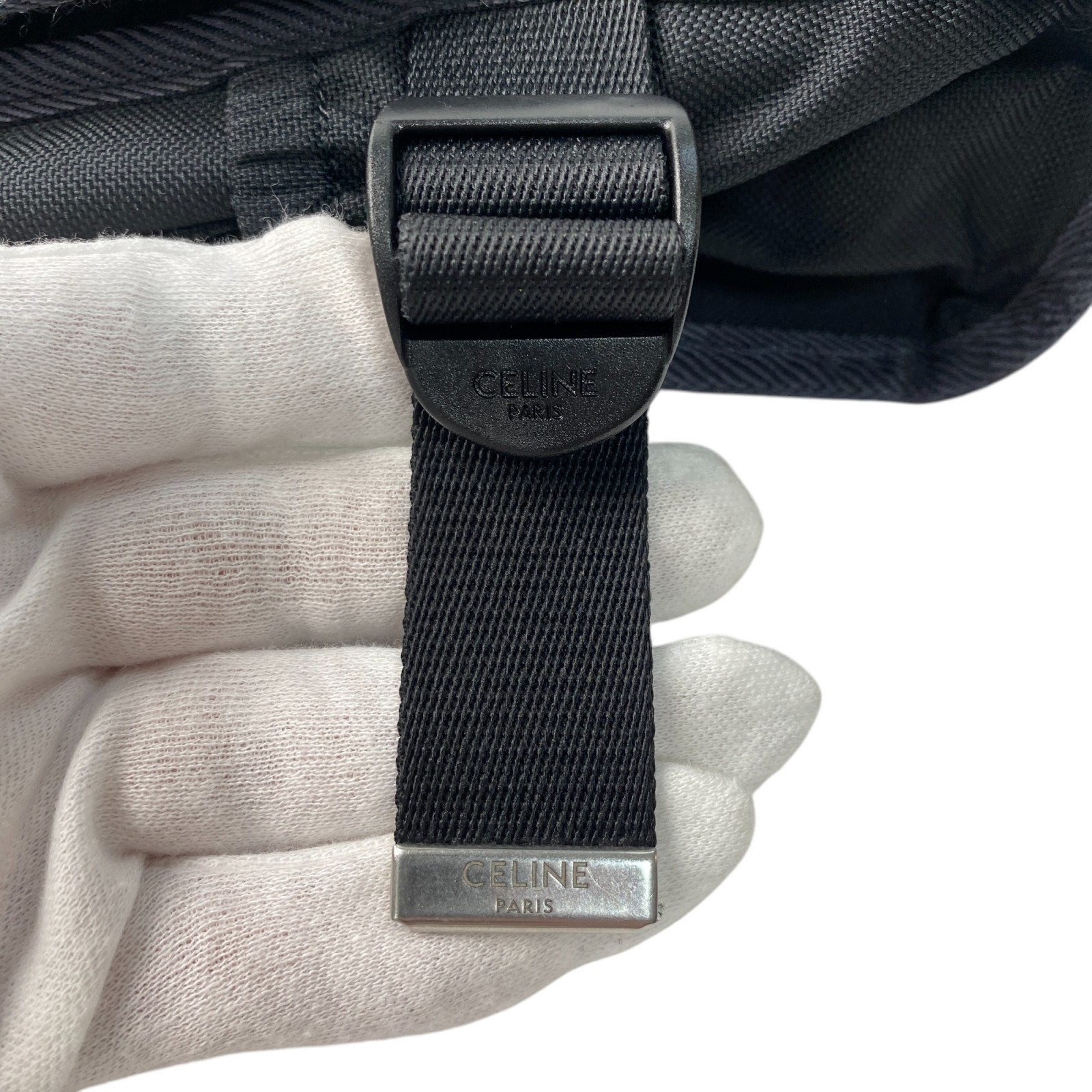 美品 セリーヌ CELINE メンズ トレッキング メッセンジャー ショルダーバッグ ユニセックス 斜めがけ クロスボディ