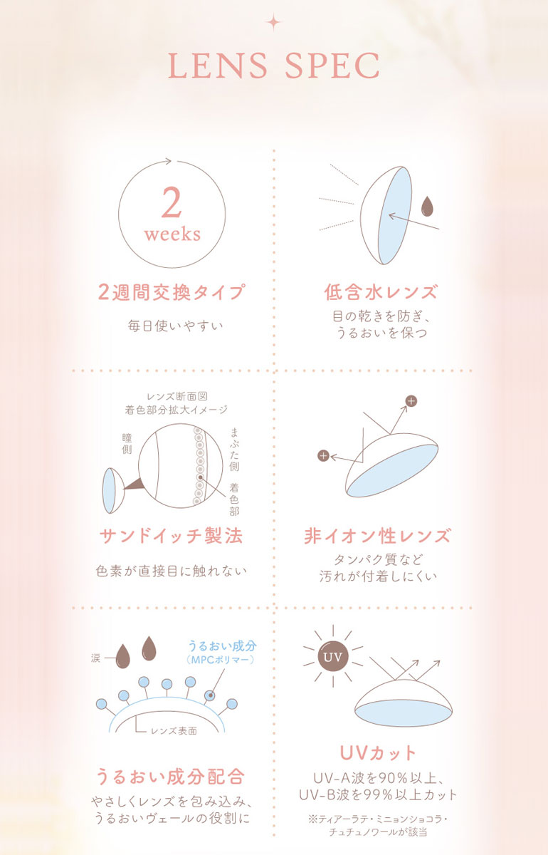 【新色追加】エルージュ eRouge 6枚入 2箱セット カラーコンタクト 2week 度あり 度なし