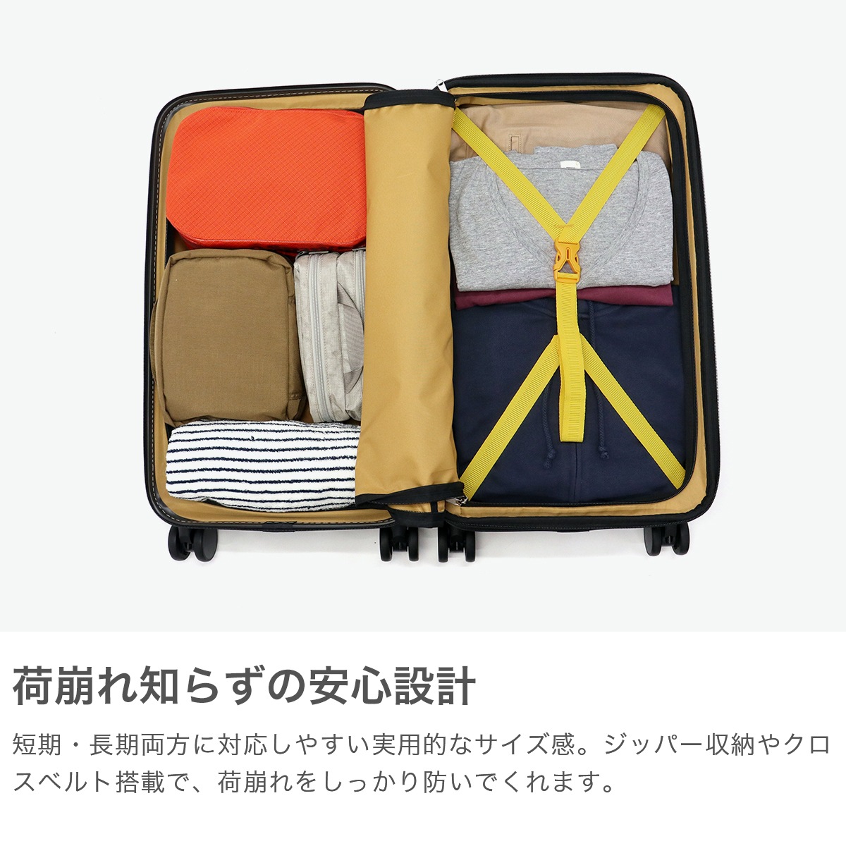 スーツケース フロントオープン Mサイズ M キャリケース 拡張 ストッパー付き おしゃれ シンプル 45L 54L TSロック 4輪 双輪 C GEAR 310-4001 スーツケース フロントオープン Mサイズ M キャリケース 拡張 ストッパー付き おしゃれ シンプル 45L 54L TSロック 4輪 双輪 C GEAR 310-4001