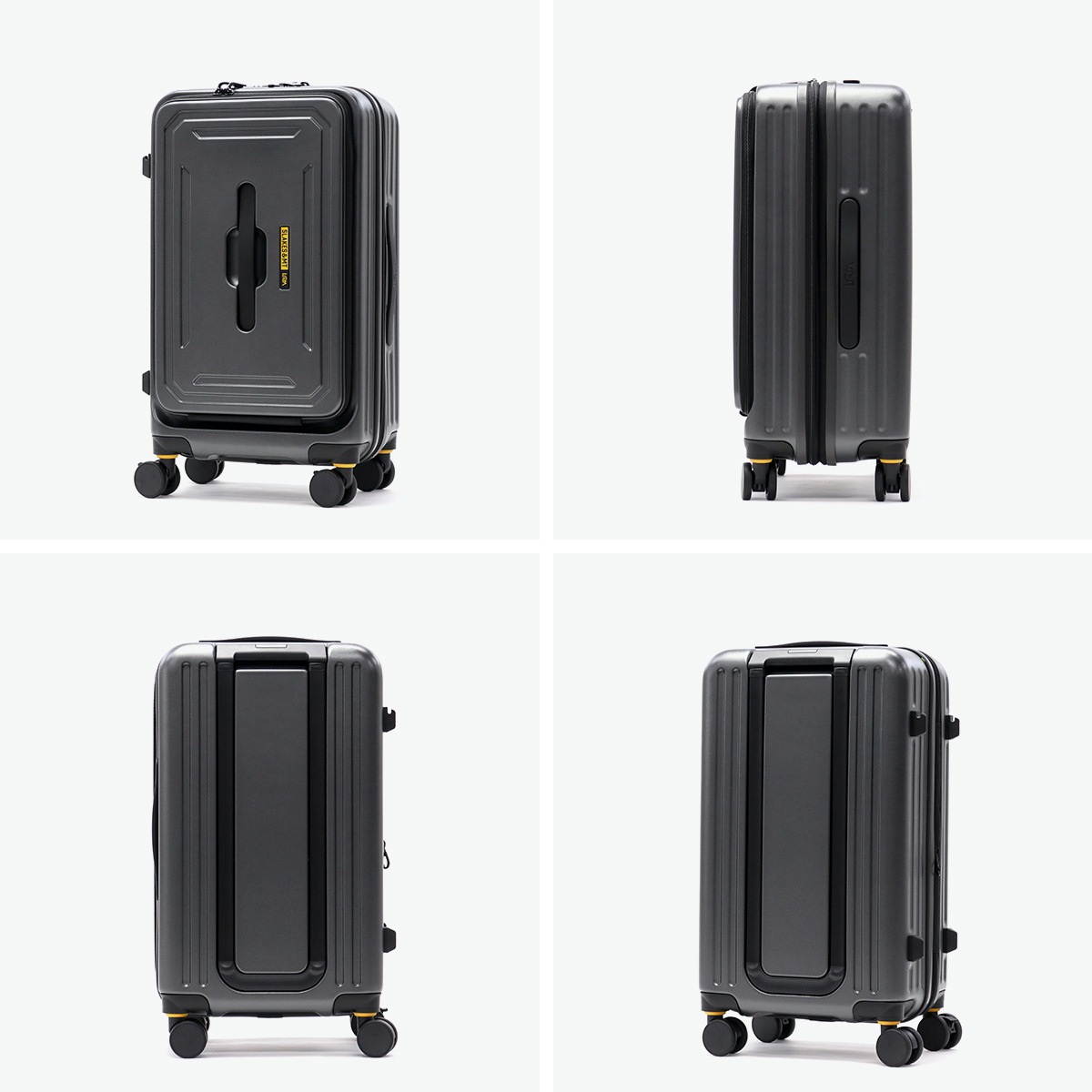 スーツケース フロントオープン Mサイズ M キャリケース 拡張 ストッパー付き おしゃれ シンプル 45L 54L TSロック 4輪 双輪 C GEAR 310-4001 スーツケース フロントオープン Mサイズ M キャリケース 拡張 ストッパー付き おしゃれ シンプル 45L 54L TSロック 4輪 双輪 C GEAR 310-4001