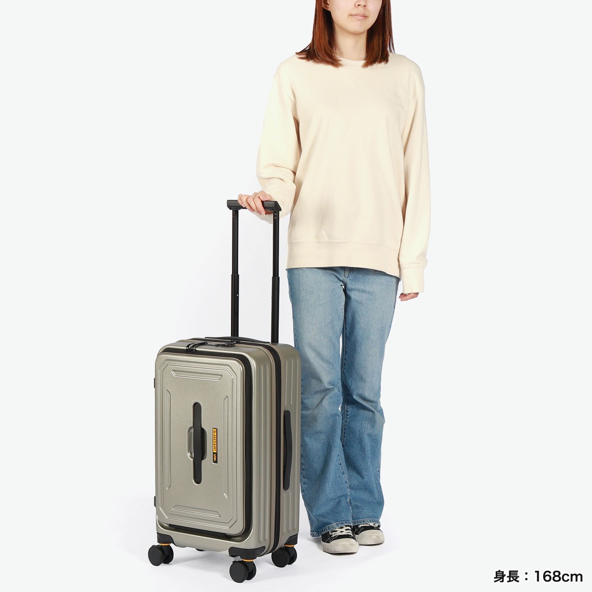 スーツケース フロントオープン Mサイズ M キャリケース 拡張 ストッパー付き おしゃれ シンプル 45L 54L TSロック 4輪 双輪 C GEAR 310-4001 スーツケース フロントオープン Mサイズ M キャリケース 拡張 ストッパー付き おしゃれ シンプル 45L 54L TSロック 4輪 双輪 C GEAR 310-4001