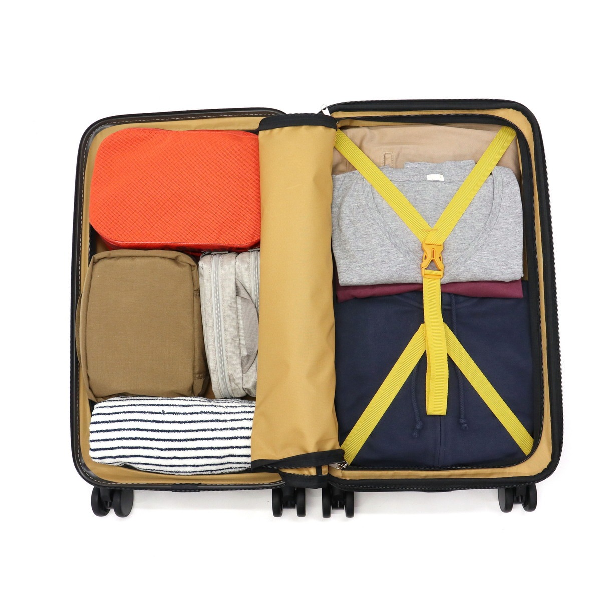 スーツケース フロントオープン Mサイズ M キャリケース 拡張 ストッパー付き おしゃれ シンプル 45L 54L TSロック 4輪 双輪 C GEAR 310-4001 スーツケース フロントオープン Mサイズ M キャリケース 拡張 ストッパー付き おしゃれ シンプル 45L 54L TSロック 4輪 双輪 C GEAR 310-4001