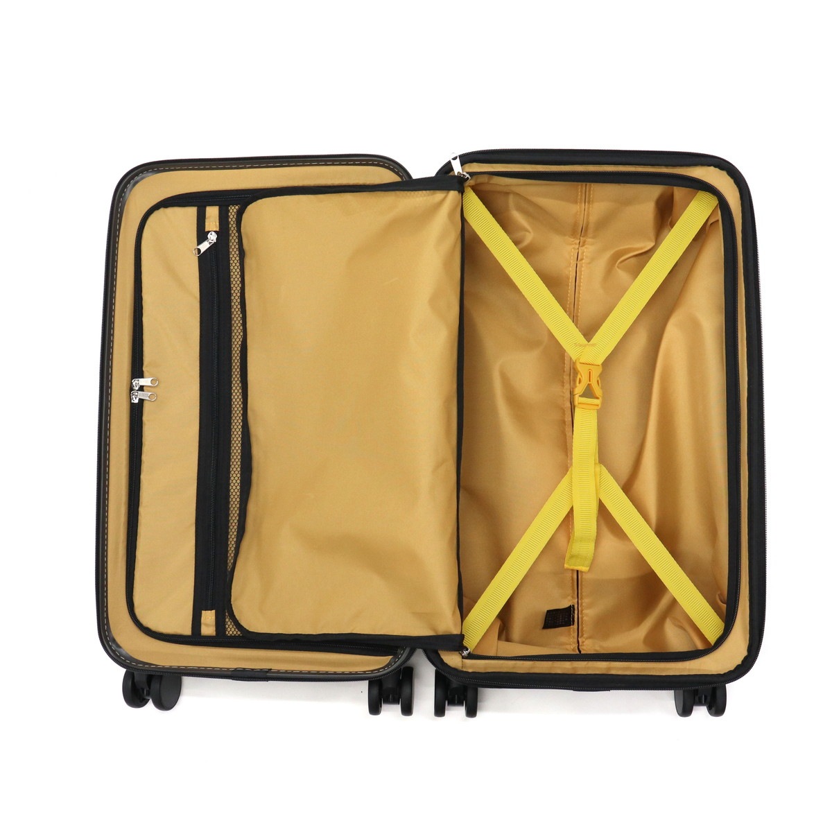 スーツケース フロントオープン Mサイズ M キャリケース 拡張 ストッパー付き おしゃれ シンプル 45L 54L TSロック 4輪 双輪 C GEAR 310-4001 スーツケース フロントオープン Mサイズ M キャリケース 拡張 ストッパー付き おしゃれ シンプル 45L 54L TSロック 4輪 双輪 C GEAR 310-4001