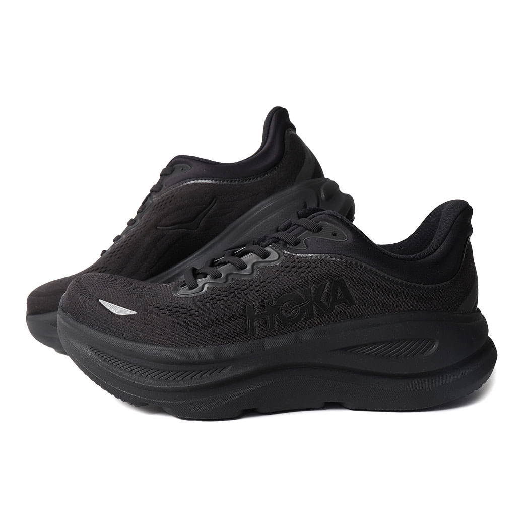 HOKA ONE ONE ホカオネオネ ボンダイ ランニング スニーカー BONDI 9 BLACK ( 黒 ブラック メンズ レディース ウィメンズ 1162011 BBLC )
