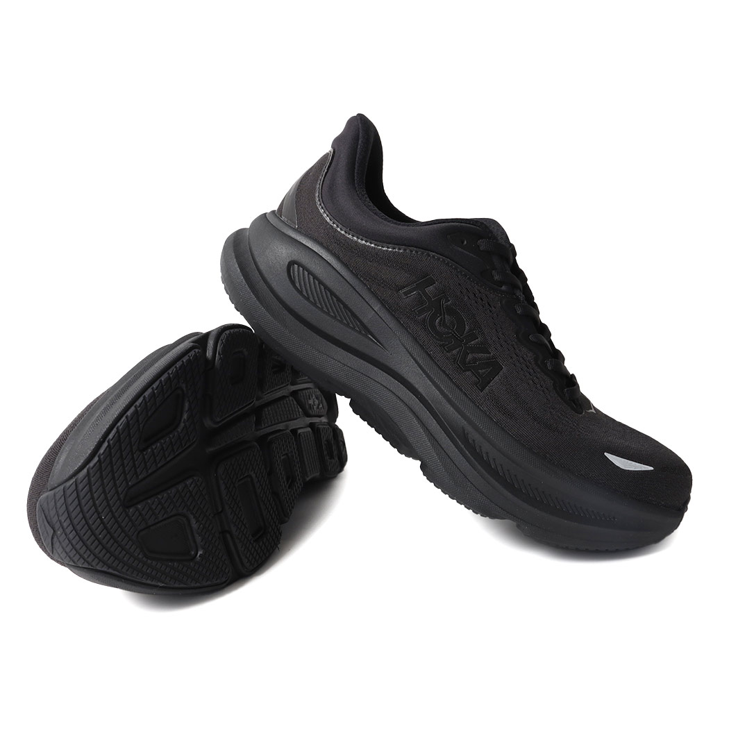 HOKA ONE ONE ホカオネオネ ボンダイ ランニング スニーカー BONDI 9 BLACK ( 黒 ブラック メンズ レディース ウィメンズ 1162011 BBLC )