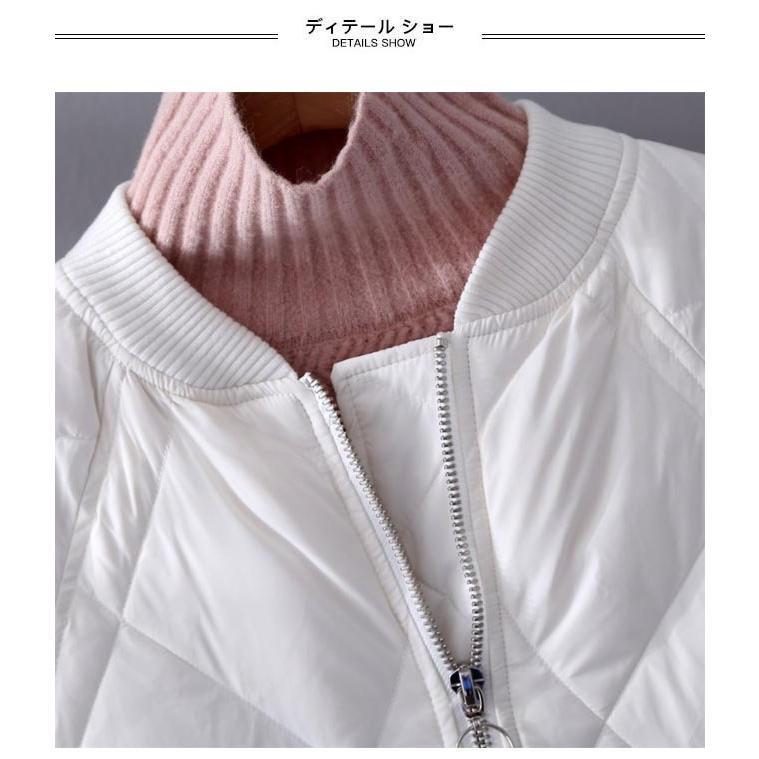 新作登場 ダウンコート レディース ダウンジャケット 冬 キルティングコート アウター コート 防寒服 黒 白 冬コート ダウン 体型カバー 中綿コート 通勤