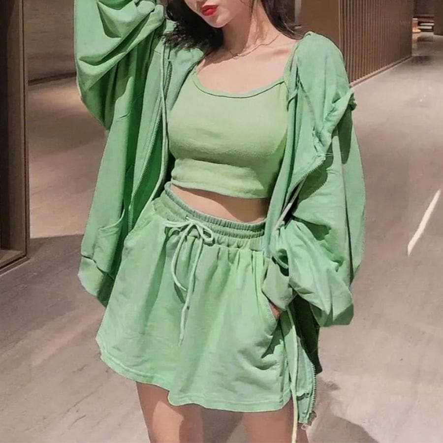 【超お得1つ買うと10個もらえる】[今日は安い-出荷が早い]ルームウェア 3点セット レディース 可愛い 部屋着セット 長袖 カジュアル