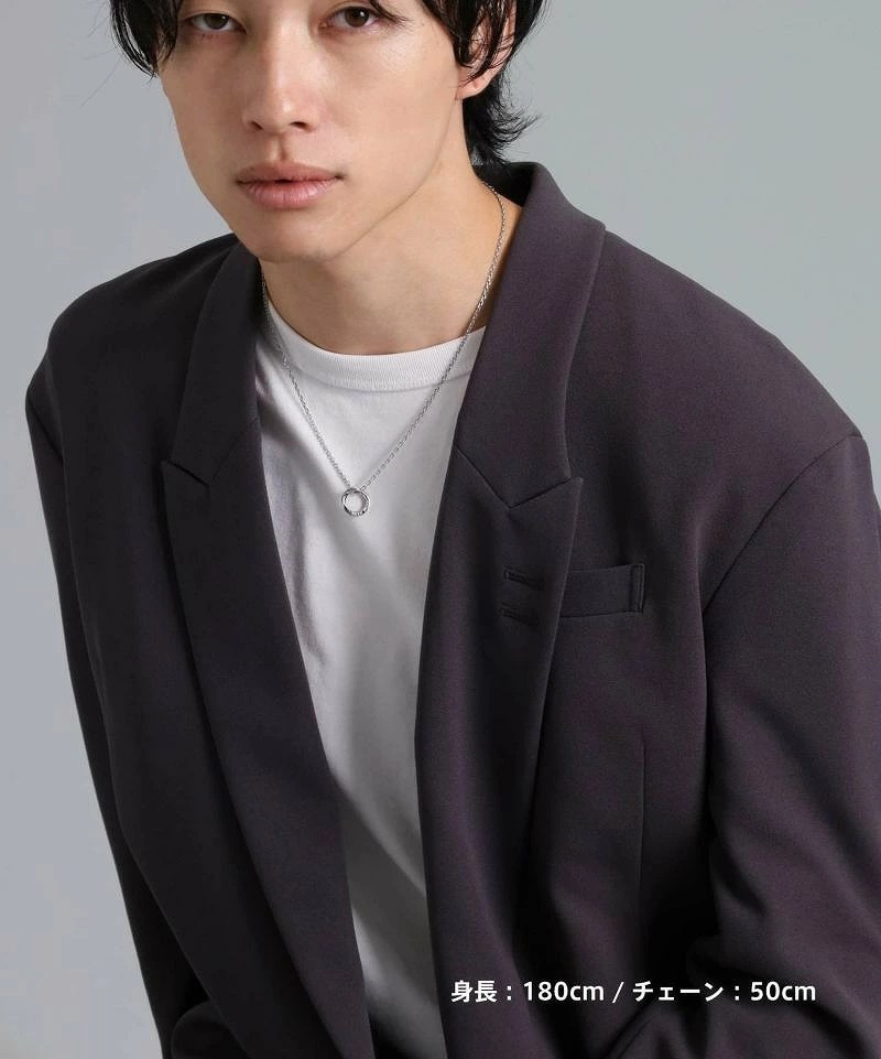 ネックレス メンズ レディース 限定展開 LH-1 ワンツイスト リングネックレス サージカルステンレス316L LH-03NE072 【ネコポス】