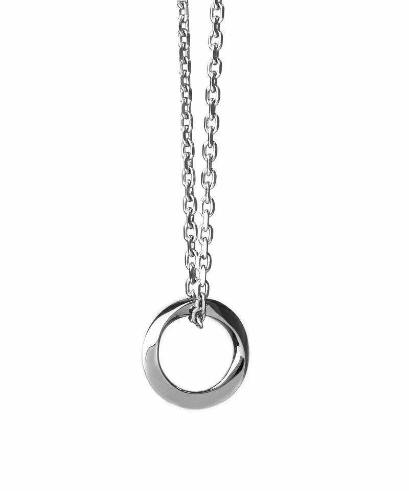 ネックレス メンズ レディース 限定展開 LH-1 ワンツイスト リングネックレス サージカルステンレス316L LH-03NE072 【ネコポス】