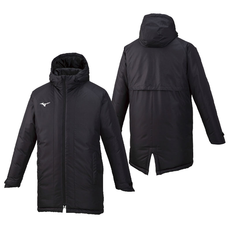 発熱素材 ブレスサーモ中綿ミドル丈コート (ユニセックス) スポーツ トレーニングウェア ハーフコート (32ME9650) 発熱素材 ブレスサーモ中綿ミドル丈コート (ユニセックス) スポーツ トレーニングウェア ハーフコート (32ME9650)