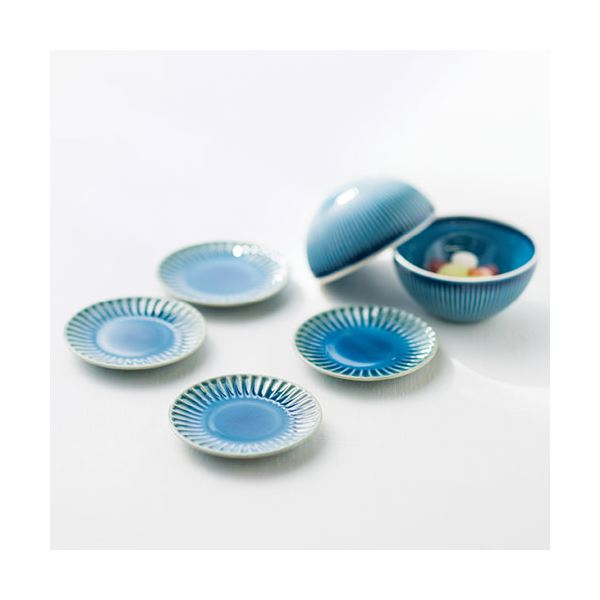 トルコ釉 小皿付ボンボニエール 1-2-0109 トルコ釉 小皿付ボンボニエール 1-2-0109