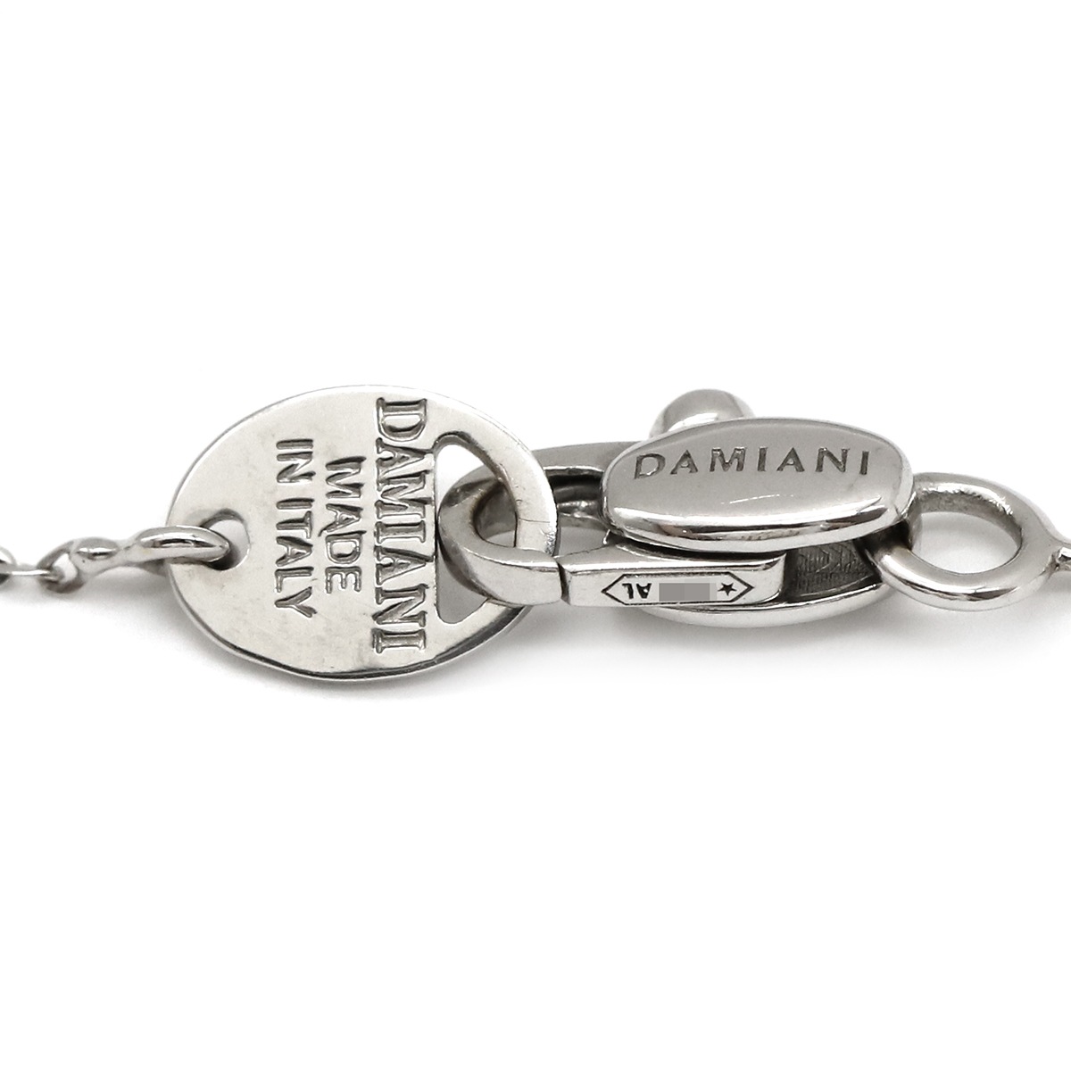 ダミアーニ DAMIANI ネックレス ベルエポック K18WG ダイヤモンド ホワイトゴールド ペンダント Au750 18金 ダイヤ クロス 十字架 【箱】【中古】