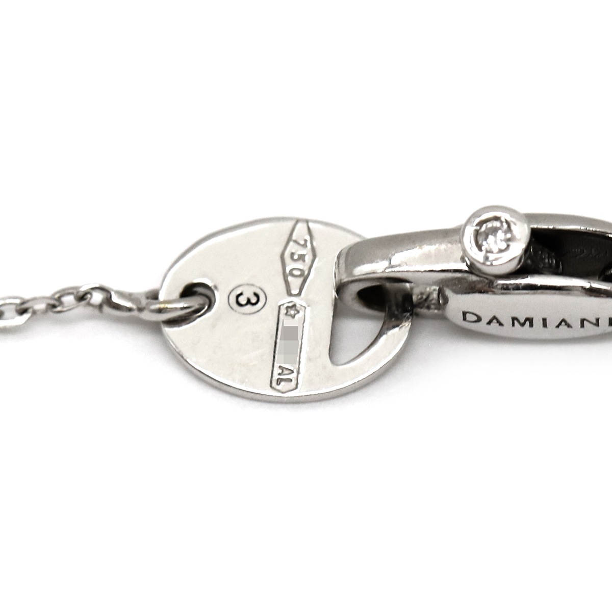 ダミアーニ DAMIANI ネックレス ベルエポック K18WG ダイヤモンド ホワイトゴールド ペンダント Au750 18金 ダイヤ クロス 十字架 【箱】【中古】