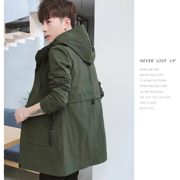 トレンチコート メンズ ロングコート ピーコート スプリングコート カジュアル ジャケット アウター コート