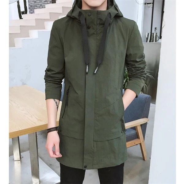 トレンチコート メンズ ロングコート ピーコート スプリングコート カジュアル ジャケット アウター コート