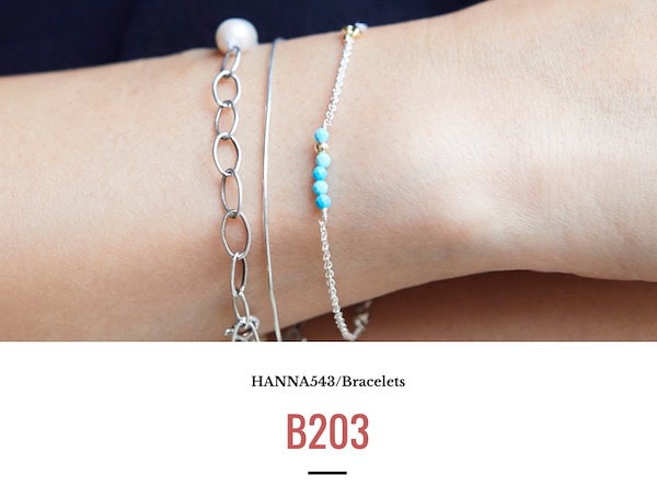 Qoo10] HANNA543 【HANNA543】 B203 ブレスレ