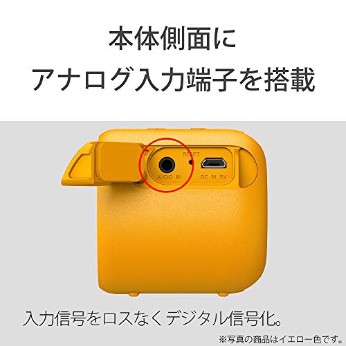 ソニー(SONY) ワイヤレスポータブルスピーカー SRS-XB01 B] : 防水 Bluetooth スマホなしで操作可能 ストラップ付属 2018年モデル / マイク付き/ ブラック