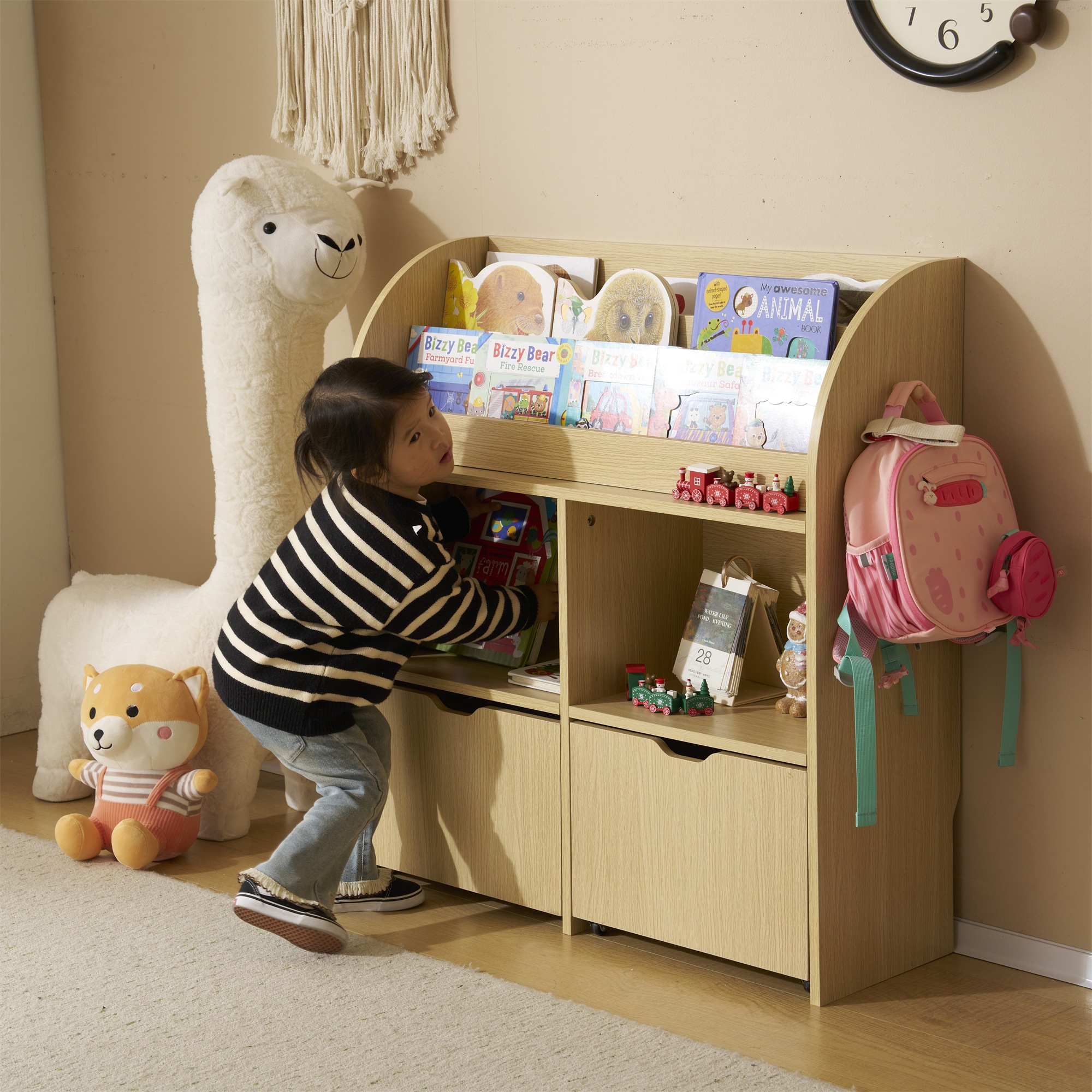 【2点購入で150OFF】【国内即発送】【新商品】おもちゃ収納 おもちゃ 収納 絵本棚 子供部屋収納 絵本収納 絵本ラック ブックラック 本棚 子供用 おしゃれ 大容量 引き出し 収納 キャスター 入 【2点購入で150OFF】【国内即発送】【新商品】おもちゃ収納 おもちゃ 収納 絵本棚 子供部屋収納 絵本収納 絵本ラック ブックラック 本棚 子供用 おしゃれ 大容量 引き出し 収納 キャスター 入