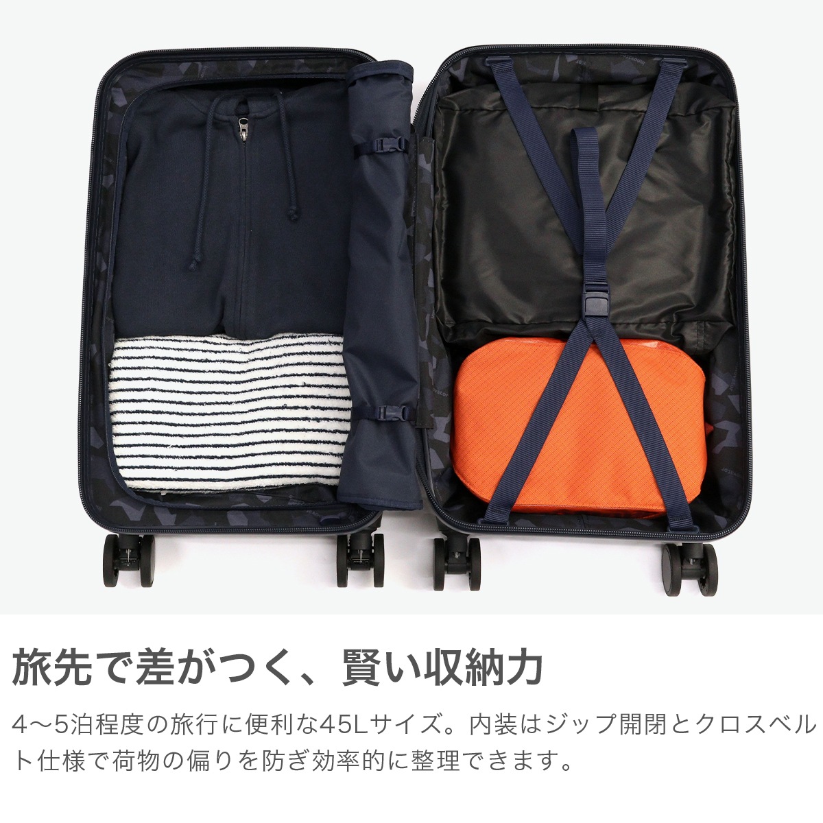 正規品2年保証 スーツケース Sサイズ ブランド キャリーケース 軽量 ストッパー おしゃれ かわいい シンプル キャスターロック 静音 TSA 4泊 5泊 45L Middle INV550DOR 正規品2年保証 スーツケース Sサイズ ブランド キャリーケース 軽量 ストッパー おしゃれ かわいい シンプル キャスターロック 静音 TSA 4泊 5泊 45L Middle INV550DOR