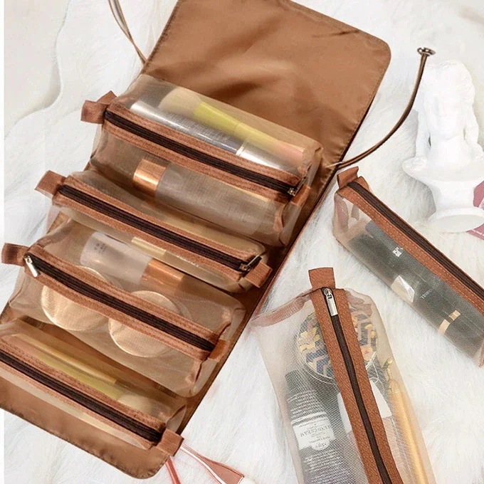 1つ買うと10個無料コスメポーチ 小物 バッグ ポーチ コスメバッグ バッグインバッグ ポーチ メッシュ トラベル 出張 携帯 旅行 ジム プール 海 ヨガ 洗面 メイクポーチ 収納ポーチ 化粧ポ