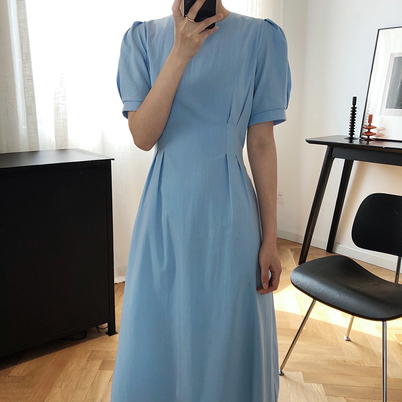 レディース ワンピース ミモレ 半袖 パフスリーブ ラウンドネック セミフレア レース リボン ウエストマーク ウエストリボン バックリボン ファスナー ハイウエスト 透け感 かわいい 大人可愛い レディース ワンピース ミモレ 半袖 パフスリーブ ラウンドネック セミフレア レース リボン ウエストマーク ウエストリボン バックリボン ファスナー ハイウエスト 透け感 かわいい 大人可愛い