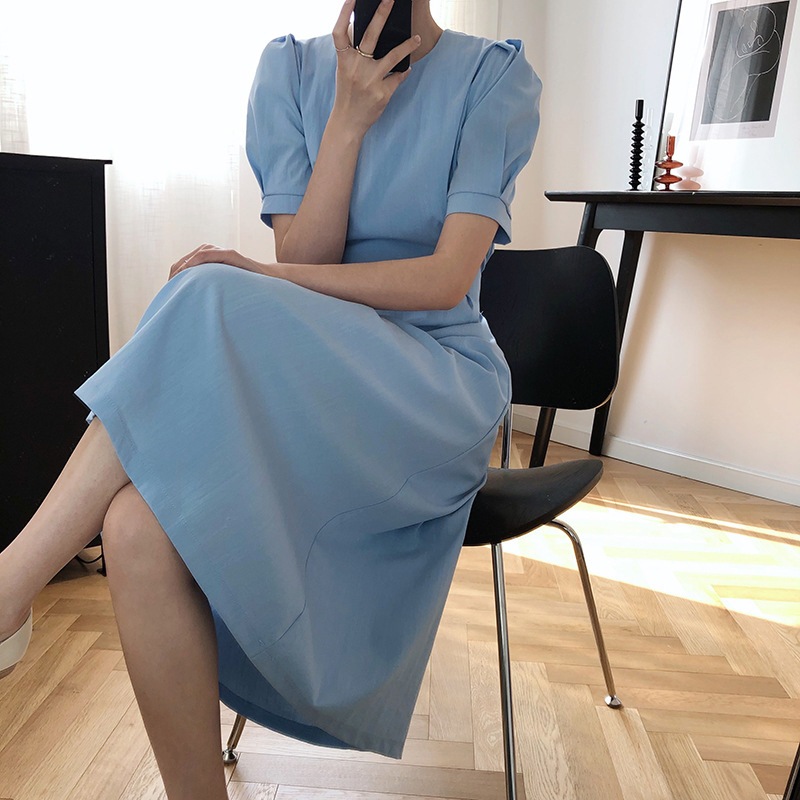 レディース ワンピース ミモレ 半袖 パフスリーブ ラウンドネック セミフレア レース リボン ウエストマーク ウエストリボン バックリボン ファスナー ハイウエスト 透け感 かわいい 大人可愛い レディース ワンピース ミモレ 半袖 パフスリーブ ラウンドネック セミフレア レース リボン ウエストマーク ウエストリボン バックリボン ファスナー ハイウエスト 透け感 かわいい 大人可愛い