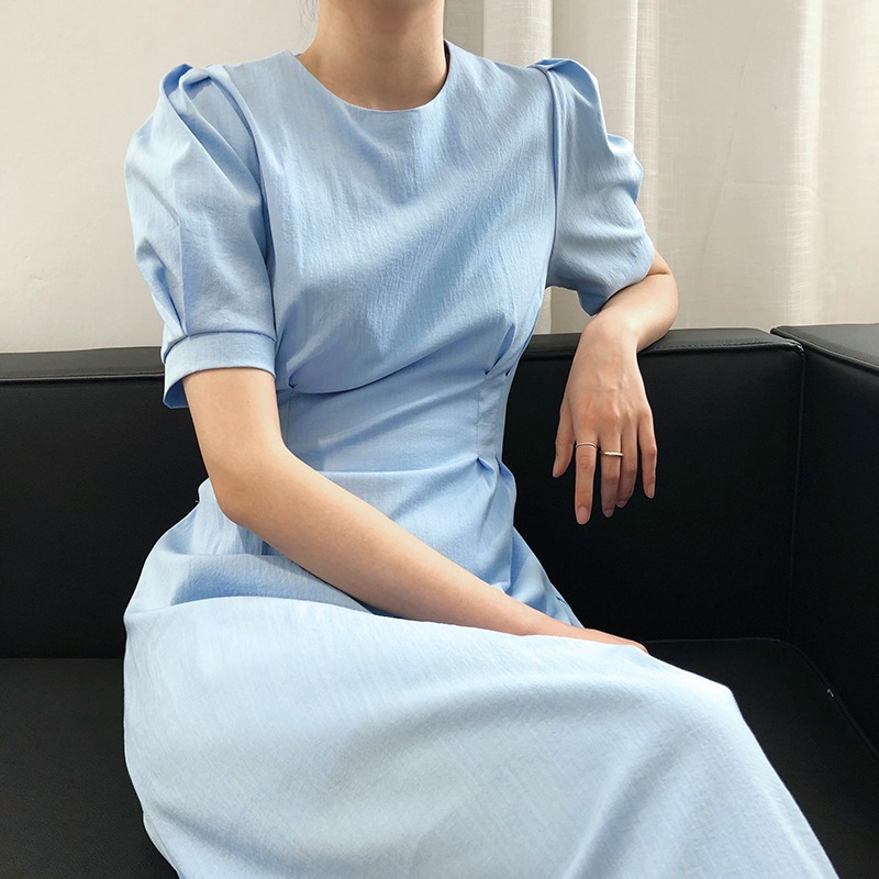 レディース ワンピース ミモレ 半袖 パフスリーブ ラウンドネック セミフレア レース リボン ウエストマーク ウエストリボン バックリボン ファスナー ハイウエスト 透け感 かわいい 大人可愛い レディース ワンピース ミモレ 半袖 パフスリーブ ラウンドネック セミフレア レース リボン ウエストマーク ウエストリボン バックリボン ファスナー ハイウエスト 透け感 かわいい 大人可愛い