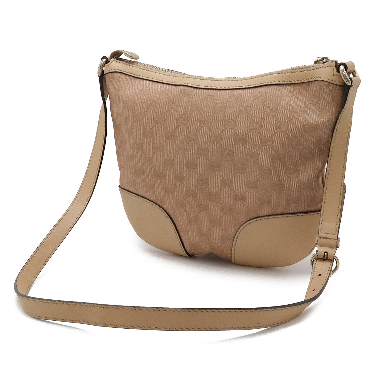 GGキャンバス ラブリー ハート ショルダーバッグ 斜め掛け レザー ラメ ピンク ベージュ 25706 GGキャンバス ラブリー ハート ショルダーバッグ 斜め掛け レザー ラメ ピンク ベージュ 25706