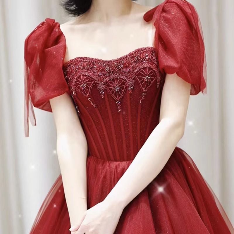 花嫁の乾杯ドレス 2025 結婚式 謝恩会 披露宴 婚約ドレス 星空ドレス