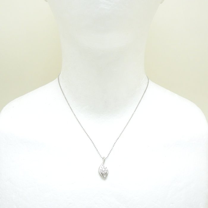 ダイヤモンド ネックレス ダイヤモンド0.30ct Pt900プラチナxPt850プラチナ /75979【中古】 ダイヤモンド ネックレス ダイヤモンド0.30ct Pt900プラチナxPt850プラチナ /75979【中古】